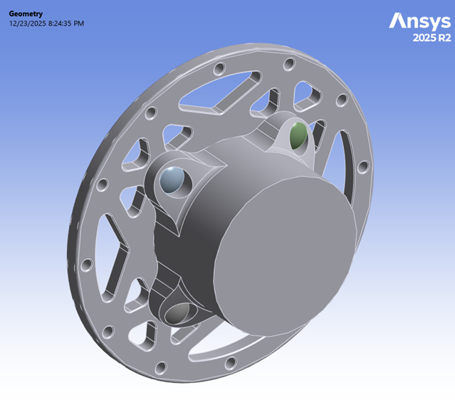 Wheel Center Stress Plot